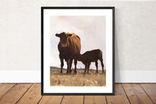 Load image into Gallery viewer, Cow Painting, Cow art, Cow Print ,Fine Art ,from original oil painting by James Coates
