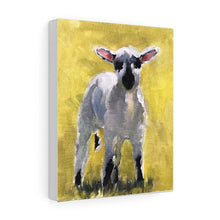 Load image into Gallery viewer, Lamb Painting, Lamb Poster, Sheep Wall art ,Canvas Print ,Fine Art ,from original oil painting by James Coates
