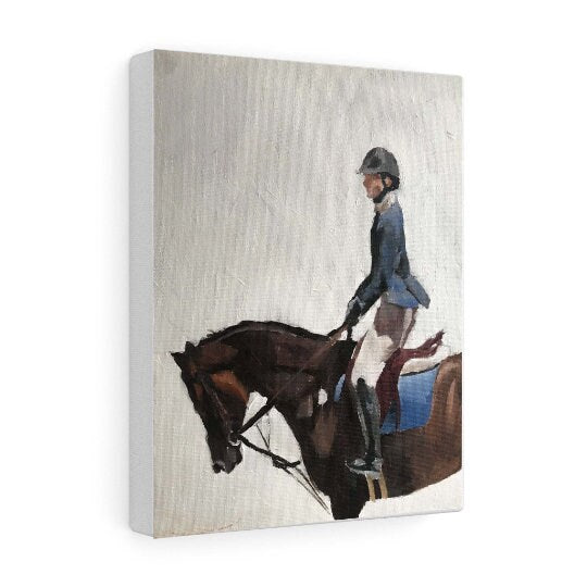 Horse riding Painting, horse Poster, horse Wall art, Canvas Print , Fine Art - from original oil painting by James Coates