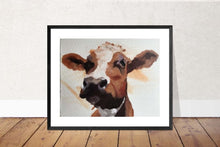 Load image into Gallery viewer, Cow Painting, Cow art, Cow Print ,Fine Art ,from original oil painting by James Coates
