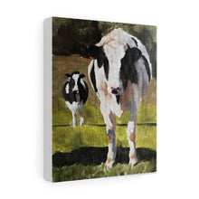 Load image into Gallery viewer, Cows Painting, Cow art, Cow Print, Fine Art - from original oil painting by James Coates
