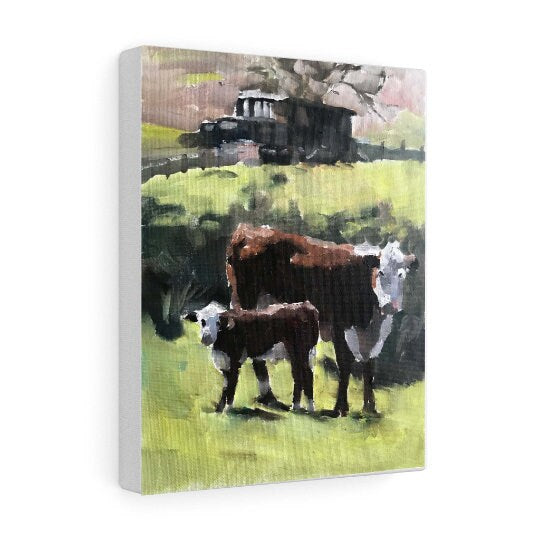 Cow Painting, Cow art, Cow Print ,Fine Art ,from original oil painting by James Coates