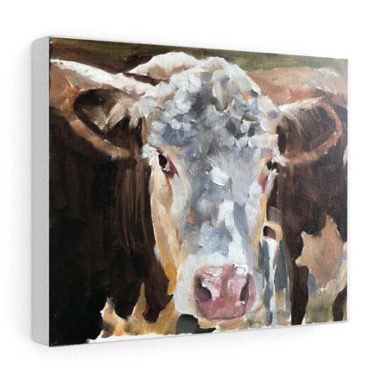 Cow Painting, Cow art, Cow Print ,Fine Art ,from original oil painting by James Coates