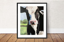 Load image into Gallery viewer, Cow Painting ,Cow art, Cow Print ,Fine Art - from original oil painting by James Coates
