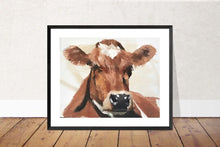 Load image into Gallery viewer, Cow Painting, Cow art, Cow Print ,Fine Art ,from original oil painting by James Coates
