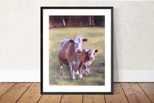 Load image into Gallery viewer, Cow Painting, Cow art, Cow Print ,Fine Art ,from original oil painting by James Coates
