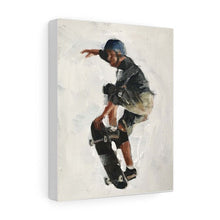 Load image into Gallery viewer, Skateboarder Painting, Wall art, skateboarding Canvas Print, Fine Art - from original oil painting by James Coates
