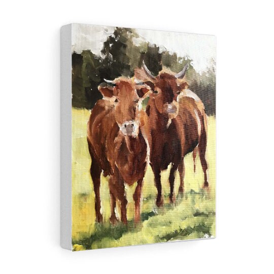 Cow Painting ,Cow art, Cow Print ,Fine Art - from original oil painting by James Coates