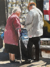 Load image into Gallery viewer, Couple Painting, Poster, Wall art, Canvas Print, Fine Art - from original oil painting by James Coates
