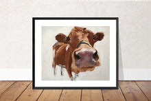 Load image into Gallery viewer, Cow Painting, Prints, Canvas, Posters, originals, Commissions, Fine Art - from original oil painting by James Coates
