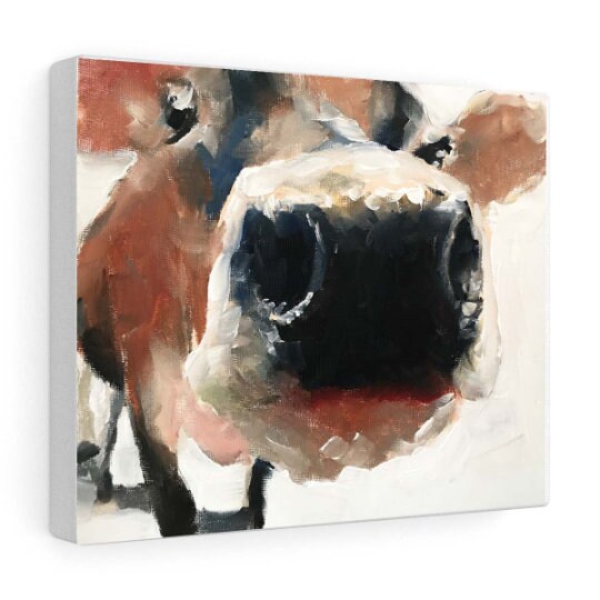 Cow Painting, Prints, Canvas, Posters, Originals, Commissions,  Fine Art - from original oil painting by James Coates