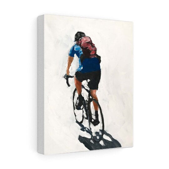 Cycling painting, Prints, Canvas, Posters, Originals, Commissions - Fine Art - from original oil painting by James Coates