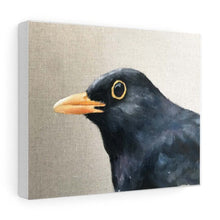 Load image into Gallery viewer, Black Bird Painting, Bird Poster , Bird Wall art, Bird Canvas, bird Print , Fine Art - from original oil painting by James Coates
