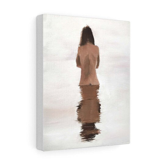 Woman Bathing Painting , PRINTS, Canvas, Posters, Fine Art, commissions, from original oil painting by James Coates