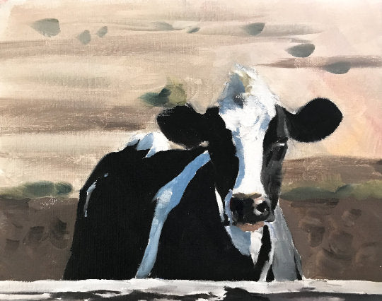 Cow Painting,PRINT, Canvas, Commissions , Cow art, ,Fine Art ,from original oil painting by James Coates