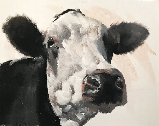 Cow Painting, PRINT, Cow art, Cow Print ,Fine Art ,from original oil painting by James Coates