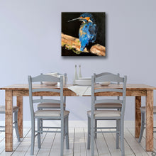 Load image into Gallery viewer, The Mighty Kingfisher- Canvas Wall Art Print
