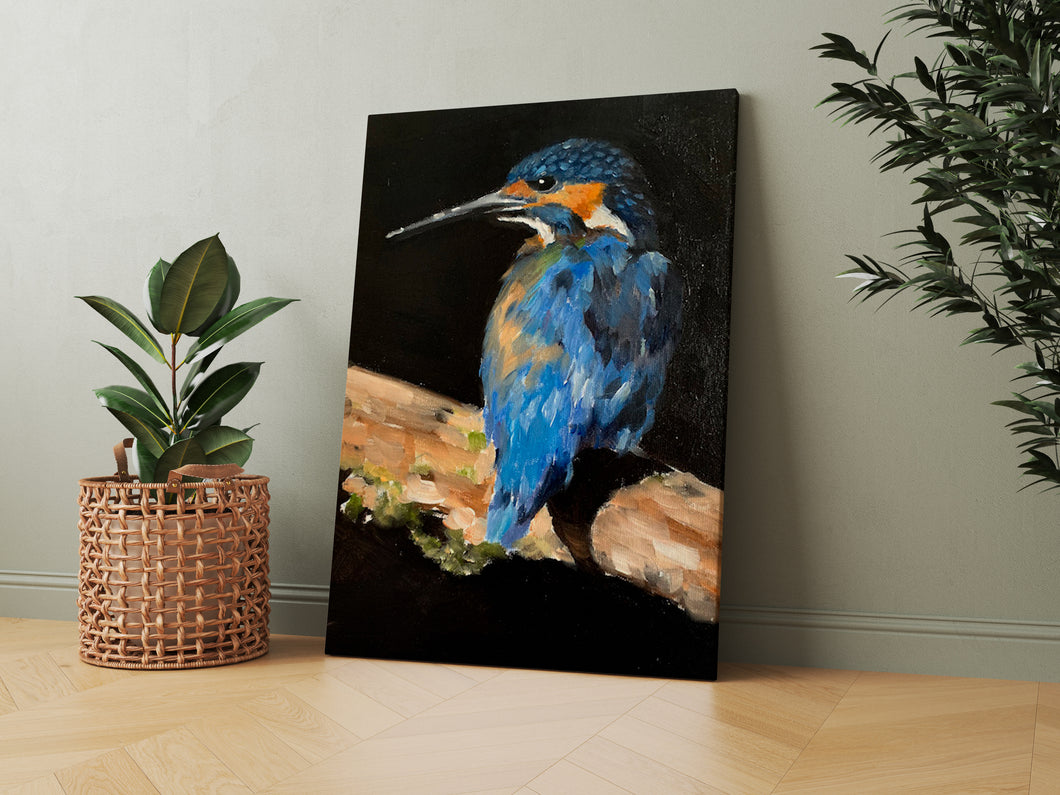 Kingfisher  - A2 Canvas Print