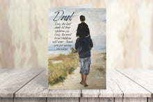 Load image into Gallery viewer, Dad  Birthday Card or Birthday Card for Dad Father from Son With Lovely Words A5
