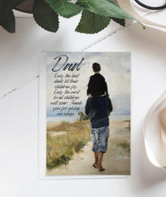 Load image into Gallery viewer, Dad  Birthday Card or Birthday Card for Dad Father from Son With Lovely Words A5
