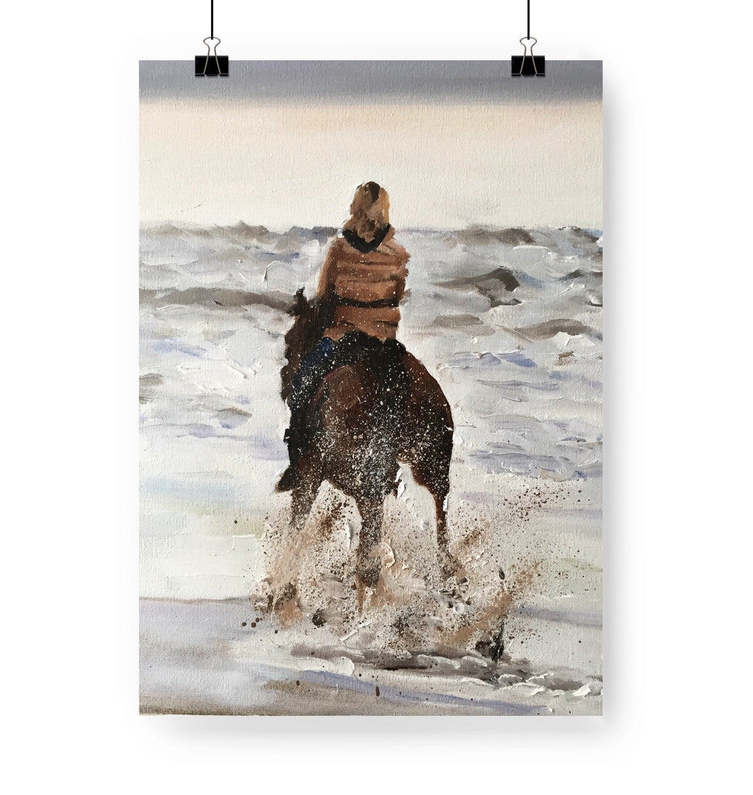 Horse Painting - Poster - Wall art print - Canvas Print - Fine Art - from original oil painting by James Coates