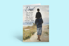 Load image into Gallery viewer, Dad  Birthday Card or Birthday Card for Dad Father from Son With Lovely Words A5
