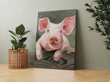 Load image into Gallery viewer, This Little Piggy  - A2 Canvas Print
