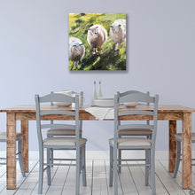 Load image into Gallery viewer, We Three Sheep- Canvas Wall Art Print
