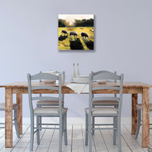 Load image into Gallery viewer, Sheep at Sunset - Canvas Wall Art Print
